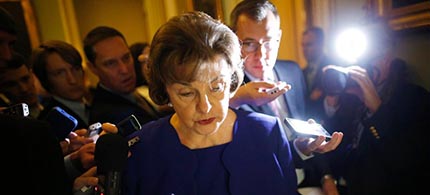 Senator Dianne Feinstein. (photo: Jonathan Ernst/Reuters)